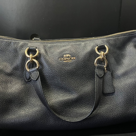 Black Coach Ally Large Convertible Satchel - Picture 2 of 5